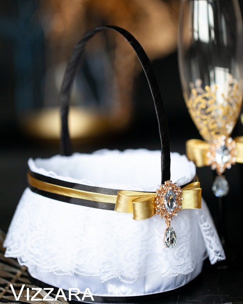 Cake server set Black and gold wedding Personalized Cake cutting set
