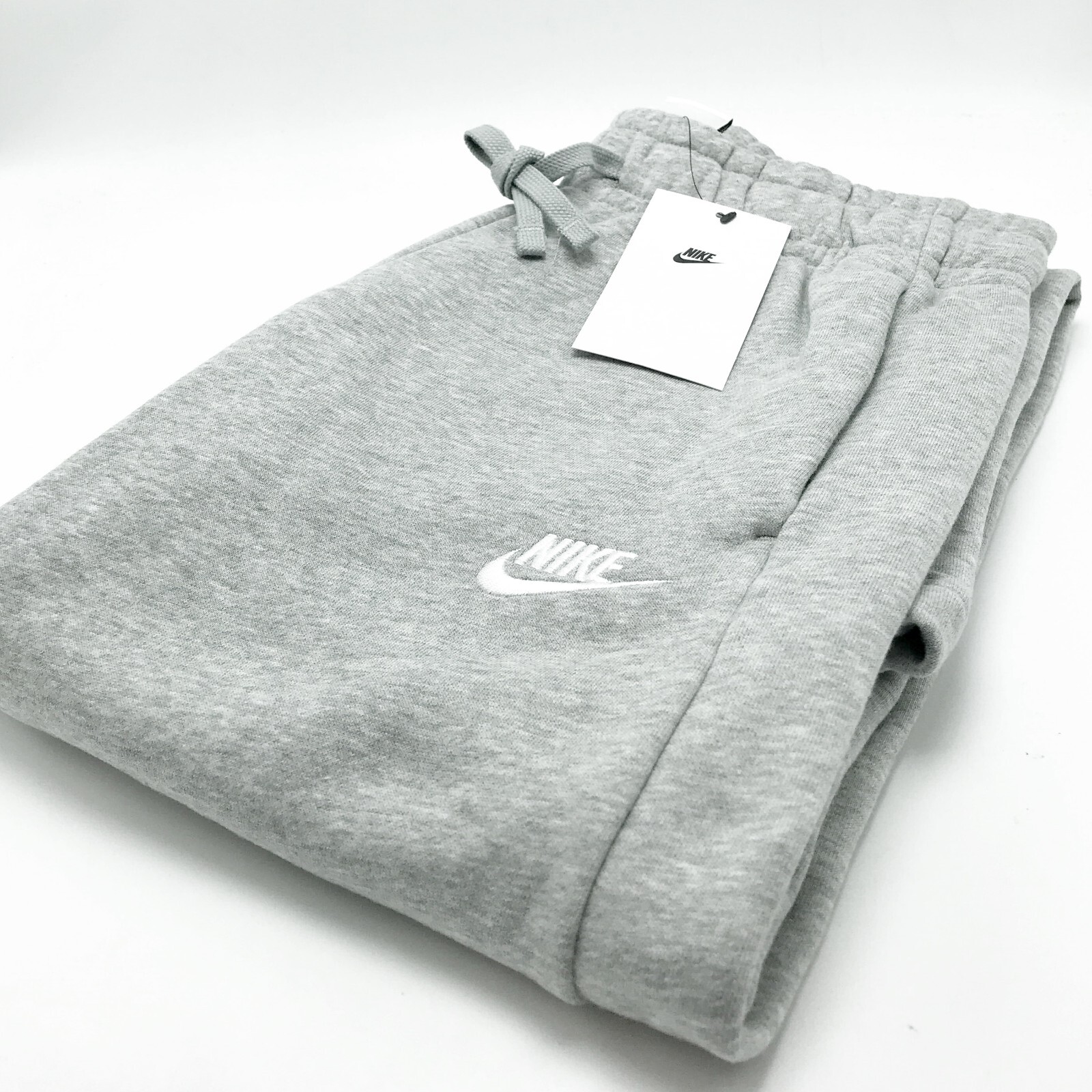 *NEW* Women NIKE CLUB FLEECE Mid-Rise Wide-Leg Sweatpants GREY (FB2727 063) 👍
