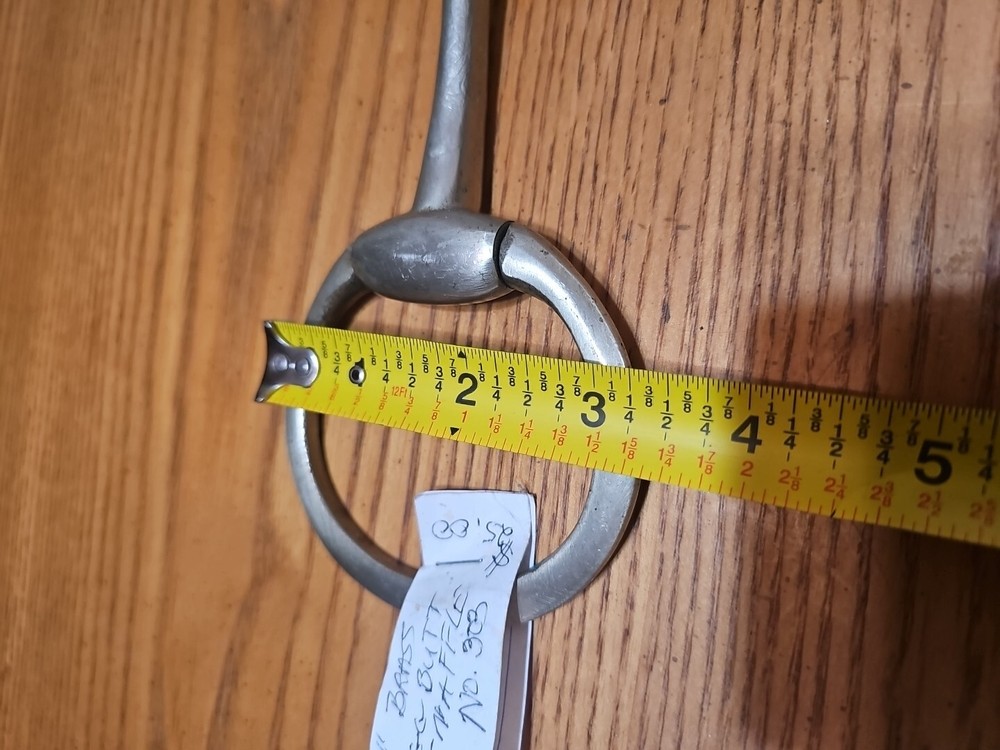 Egg Butt Snaffle 5"Brass