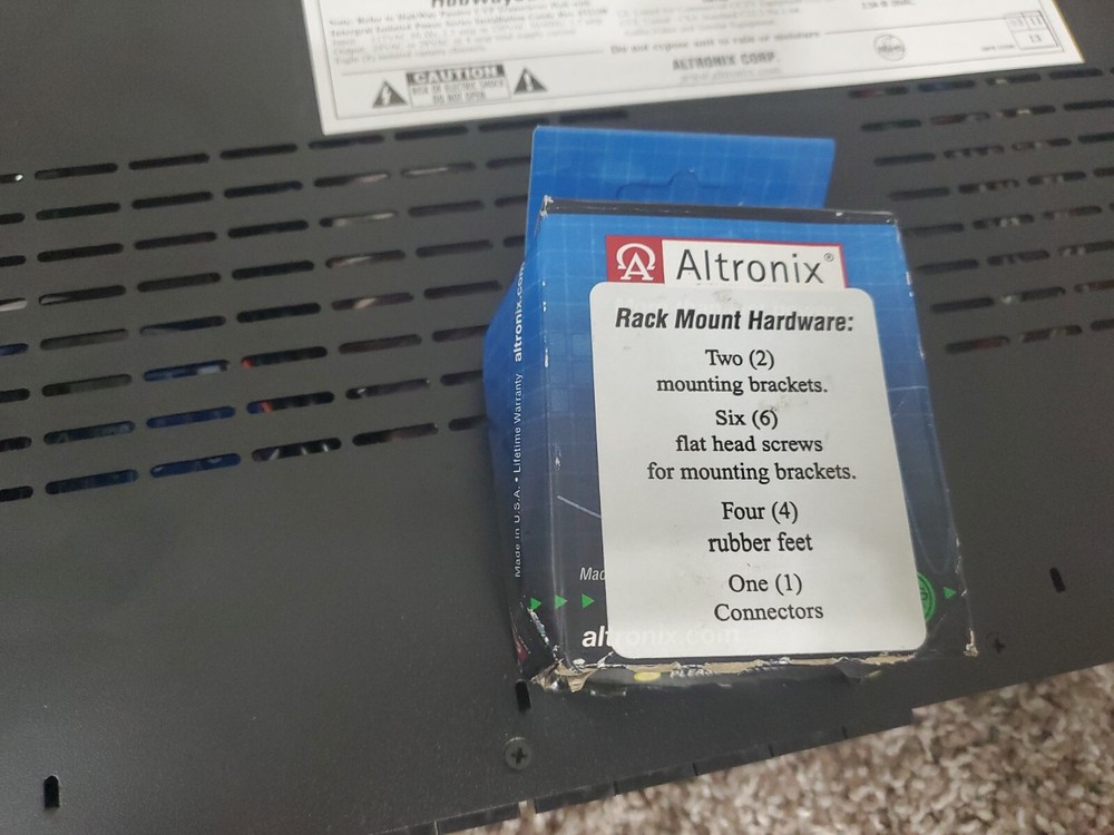 Altronix HUBWAY8DI Passive UTP Transceiver Hub missing original packaging