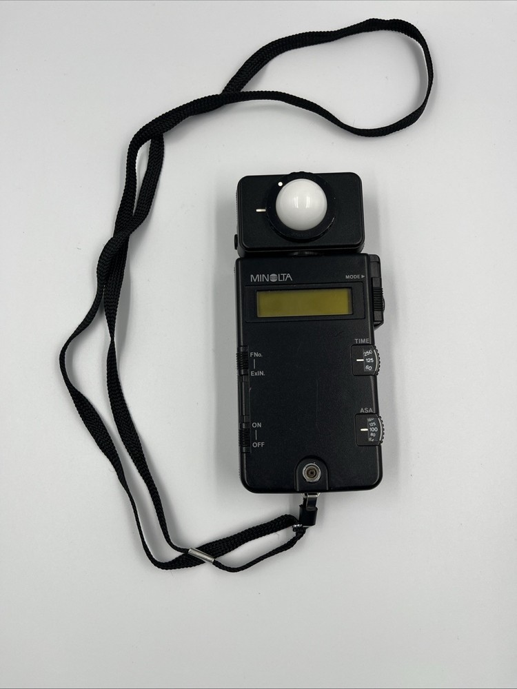 Minolta Flash Meter III w/ Spherical Diffuser (Ambient/Flash) - Untested