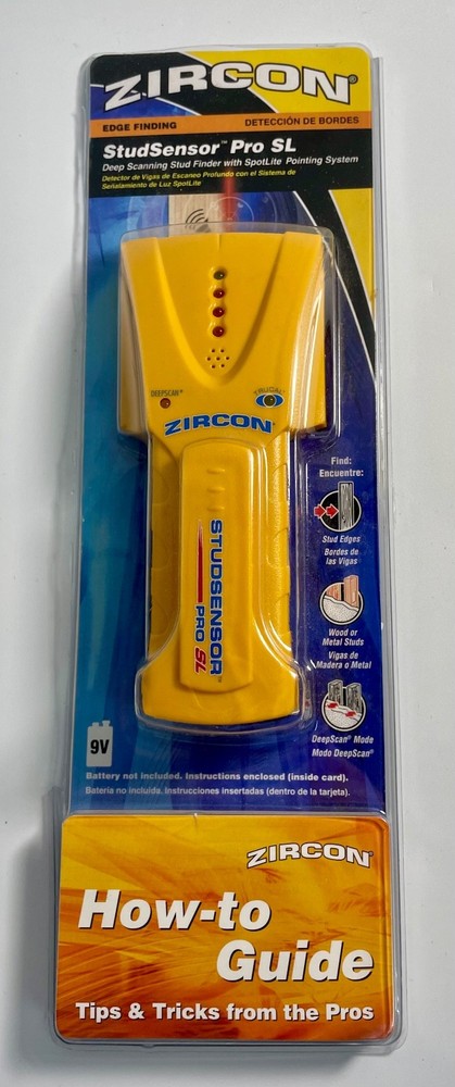 NEW Zircon Stud Sensor Pro SL Stud Finder Edge Finding