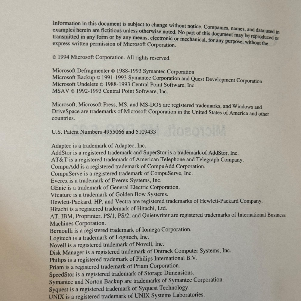 Microsoft MS DOS 6.22 Operating System Upgrade User Guide Book