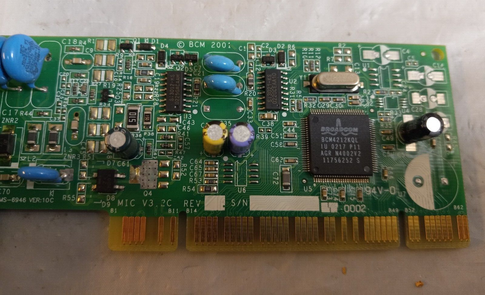 MICRO STAR MS-6946 56K Modem Desktop PC Card