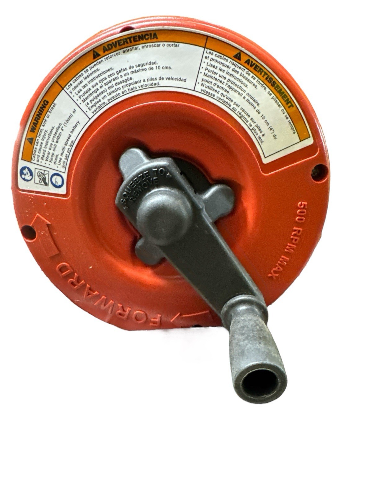 RIDGID Power Spin+ Drain Cleaner w/Autofeed 3/4" -1 1/2" Drain Lines 57043 Used2