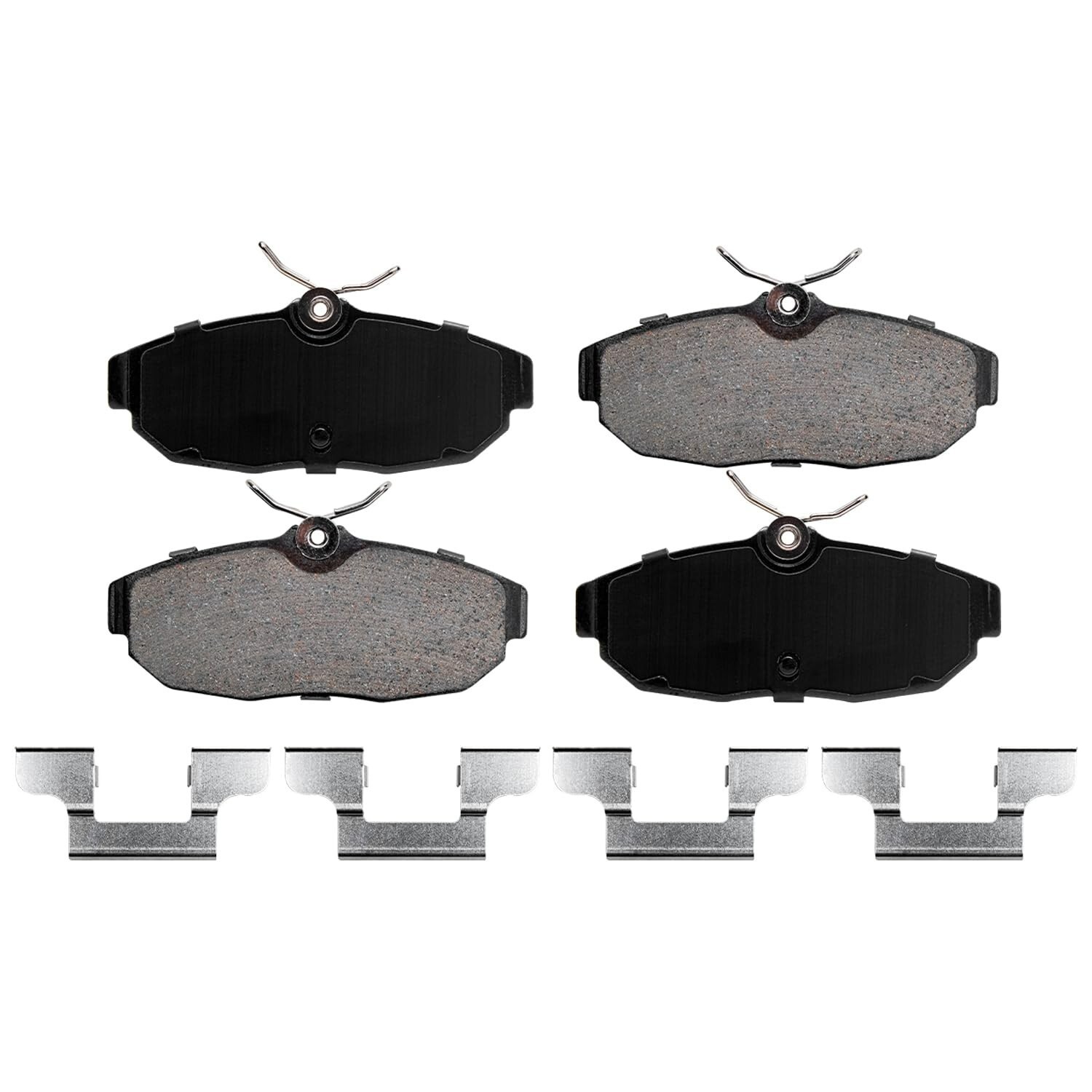 Front & Rear Drilled Disc Rotors Ceramic Brake Pads for 2005-2010 Ford Mustang