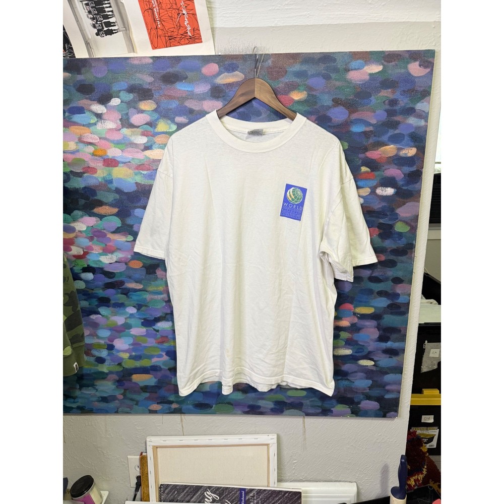 Vintage 1999 World Championships Alpine Ski Vail Beaver Creek T-Shirt L White