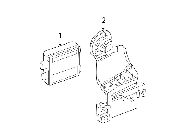 Genuine Ford Blind Spot Detection System Warning Sensor Bracket 9E5Z-14D189-A