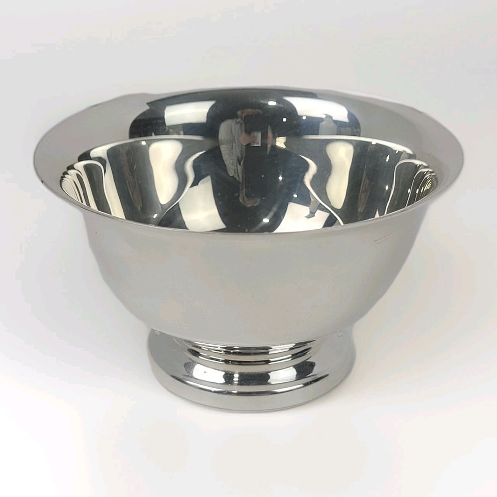 Vintage Reed & Barton Silverplated Bowl~Paul Revere Design Footed~3.75"