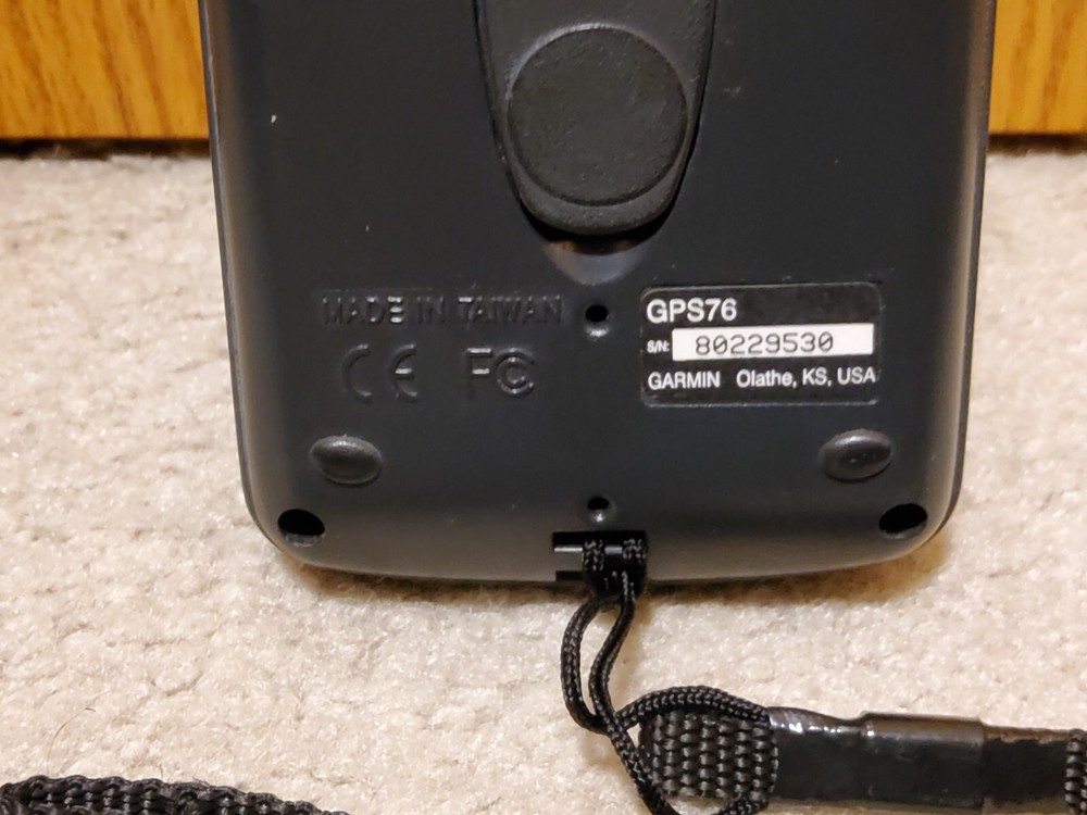 Garmin GPSMAP 76 Tested Clean Bundle w/ box, strap, manuals, cables EUC