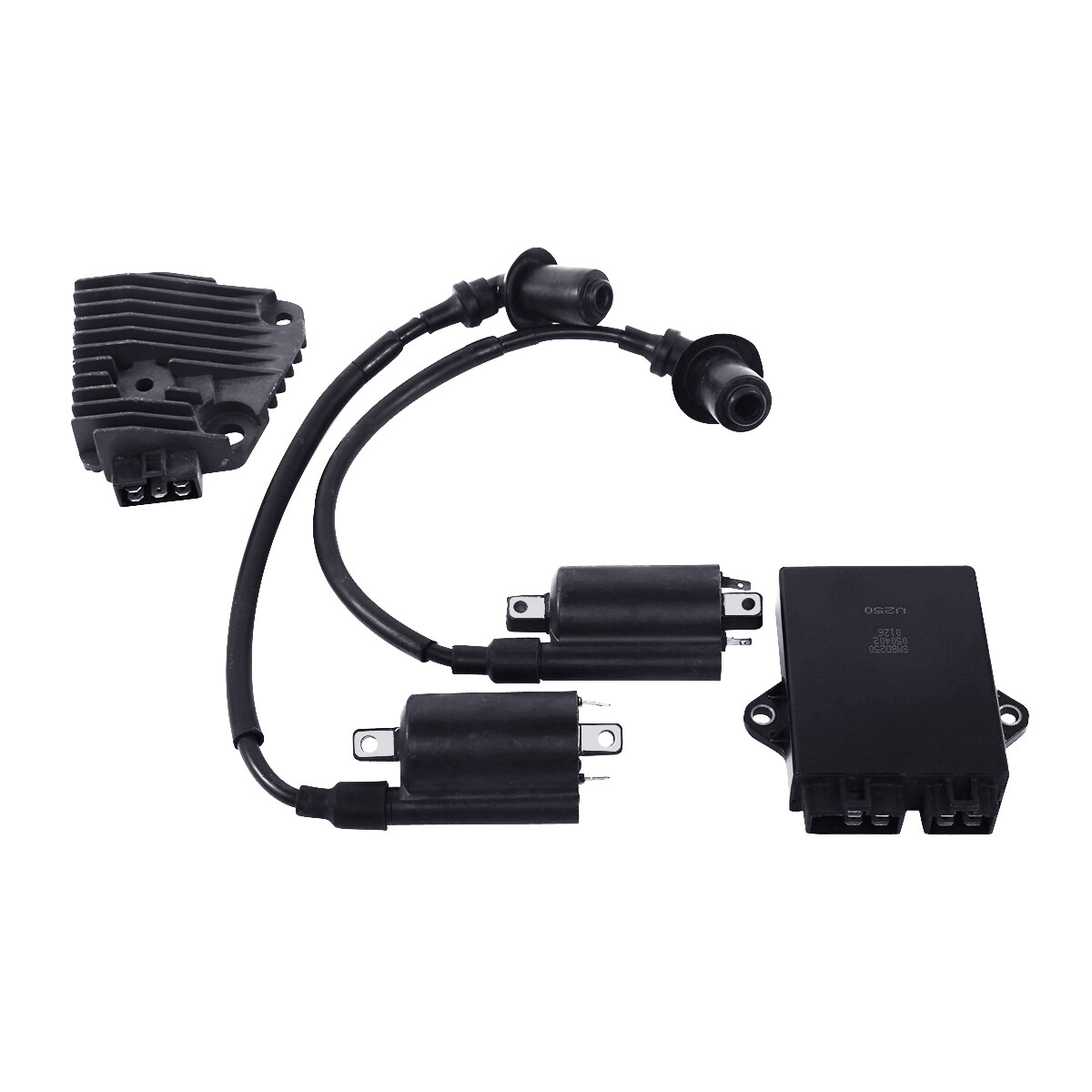 CDI Box Ignition Regulator Coil Set Fit For Yamaha XV250 Route 66 XV250 Virago