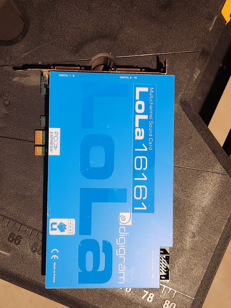 DIGIGRAM LOLA16161-SRC PCIe x1 Multi-Channel Digital Stereo Audio Card with SRC