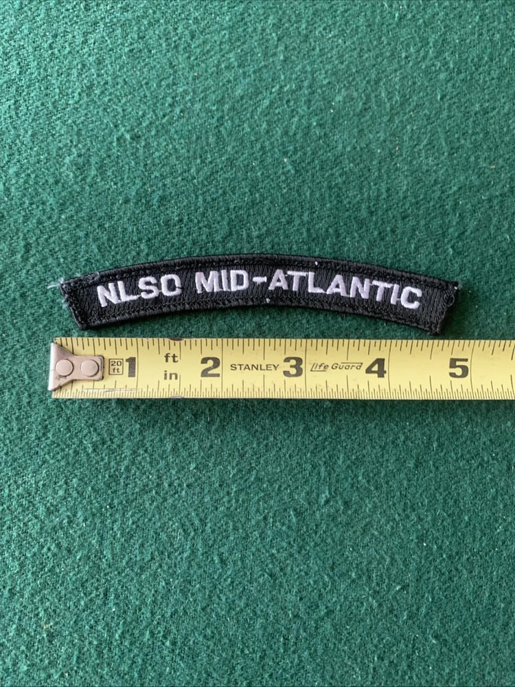 NLSO MID-ATLANTIC Rocker Tab Patch - USN US Navy