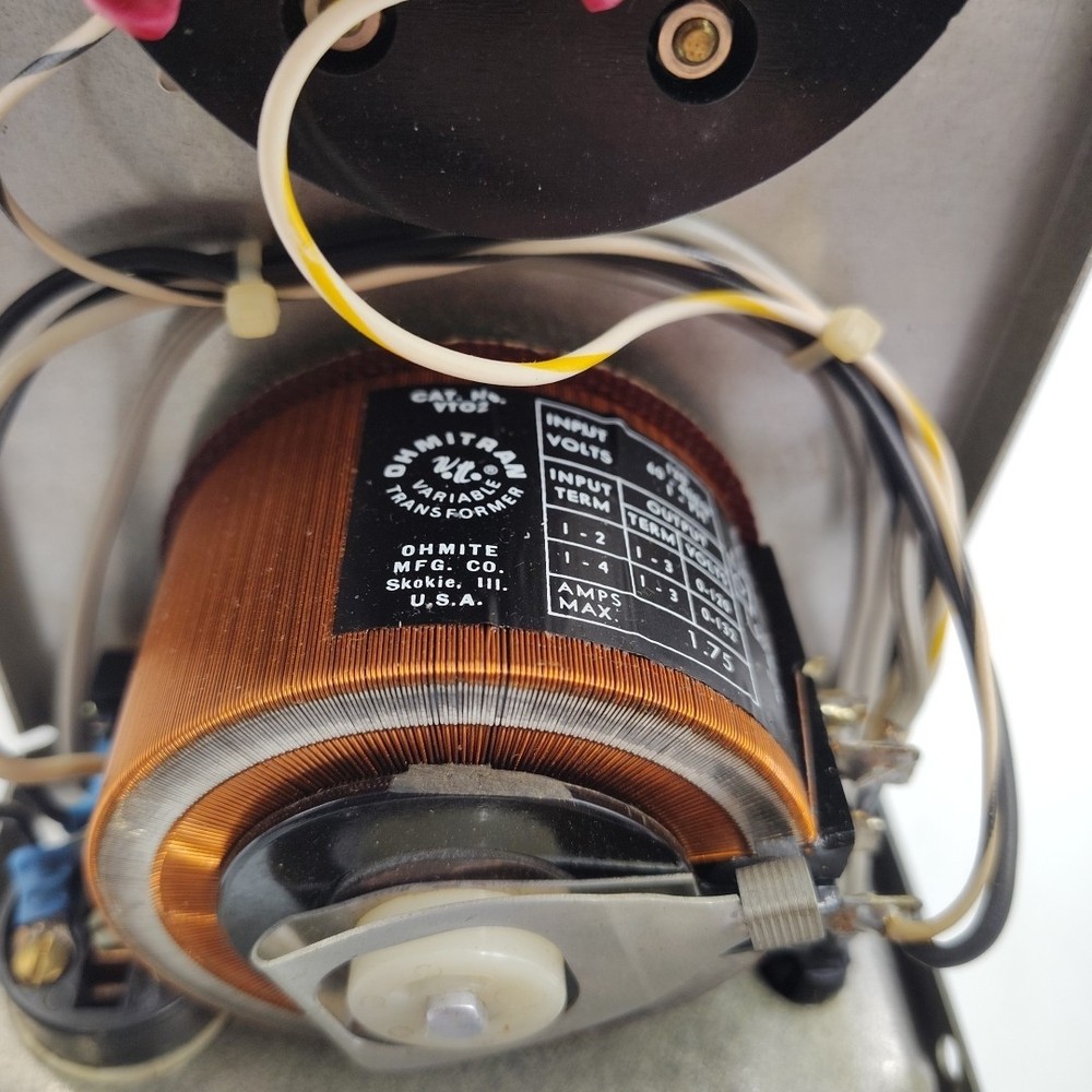 Vintage Simpson Meter + Ohmite VT-02 Variable Transformer Box – Untested
