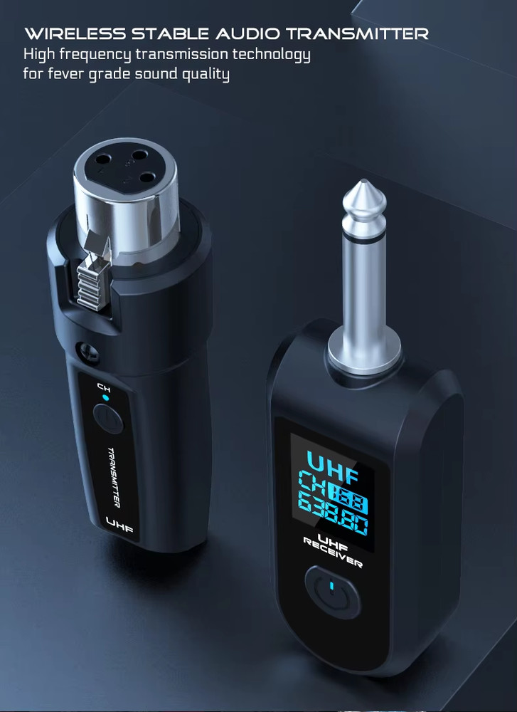 Microphone Dual Transmitter + Receiver Wireless System Loudstar Acoustics