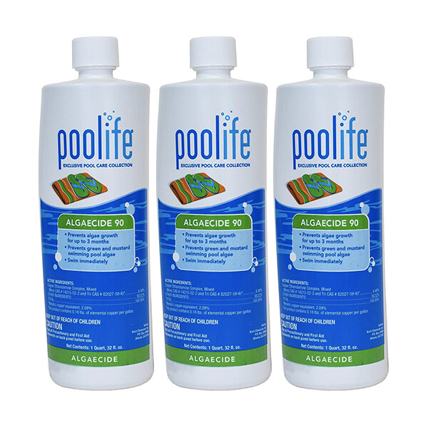 Poolife Algaecide 90 - 32 oz - 3 Pack