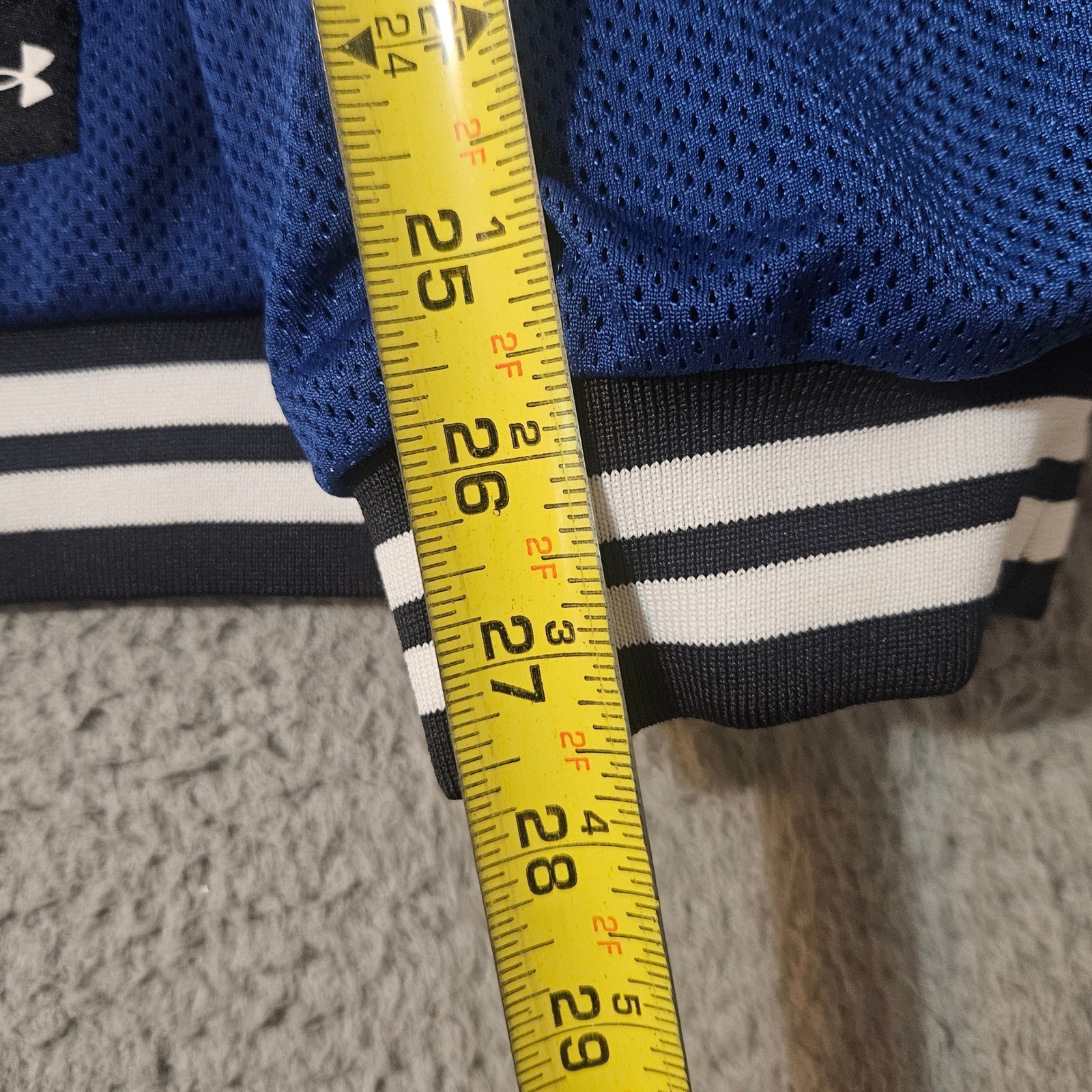 Under Armour 1377437-471 Project Rock Mesh Varisty Jacket Blue Men's Sz 3XL