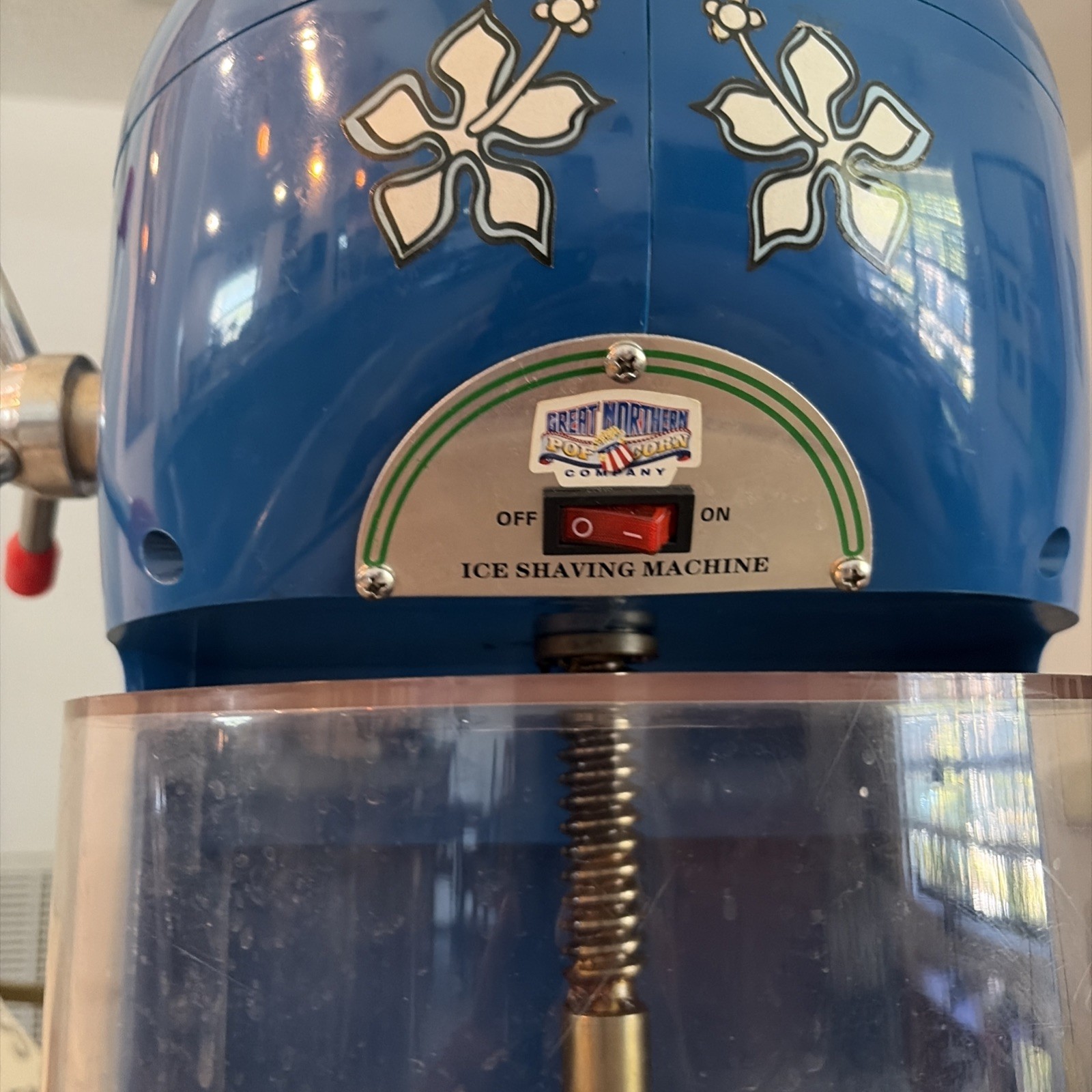 250W Commercial Ice Cub Shaved Ice Machine Premium Ice Shaver Snow Cone Maker