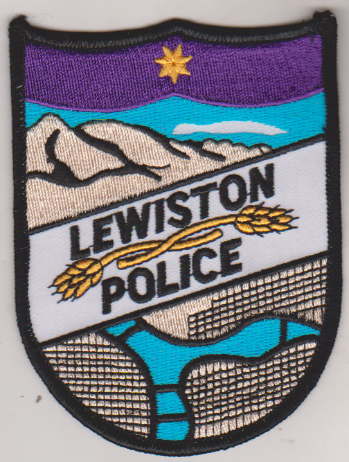Lewiston ID Police non shield shape patch