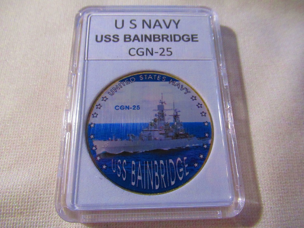 US NAVY - USS Bainbridge (CGN-25) Challenge Coin