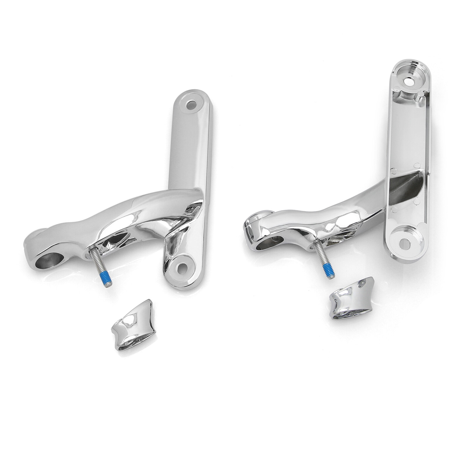 Auxiliary Lamp Fog Turn Signal Light Bracket Mounts For Harley Touring Flhx Fltr