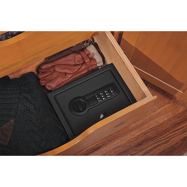 Stack-On Pds-1800-E Security Safe, 0.4 Cu Ft, 13.5 Lb, Electronic Lock No Rated