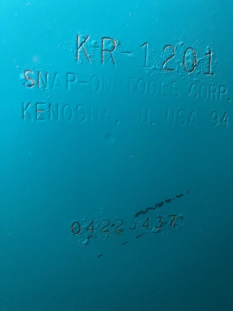 Snap-On Tool Box Custom Spec.