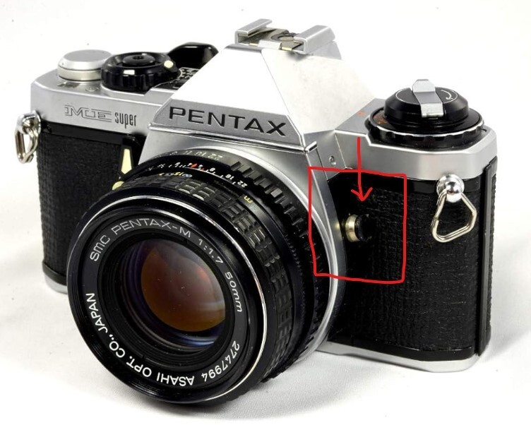 GENUINE PENTAX ME / ME SUPER FLASH PC COVER