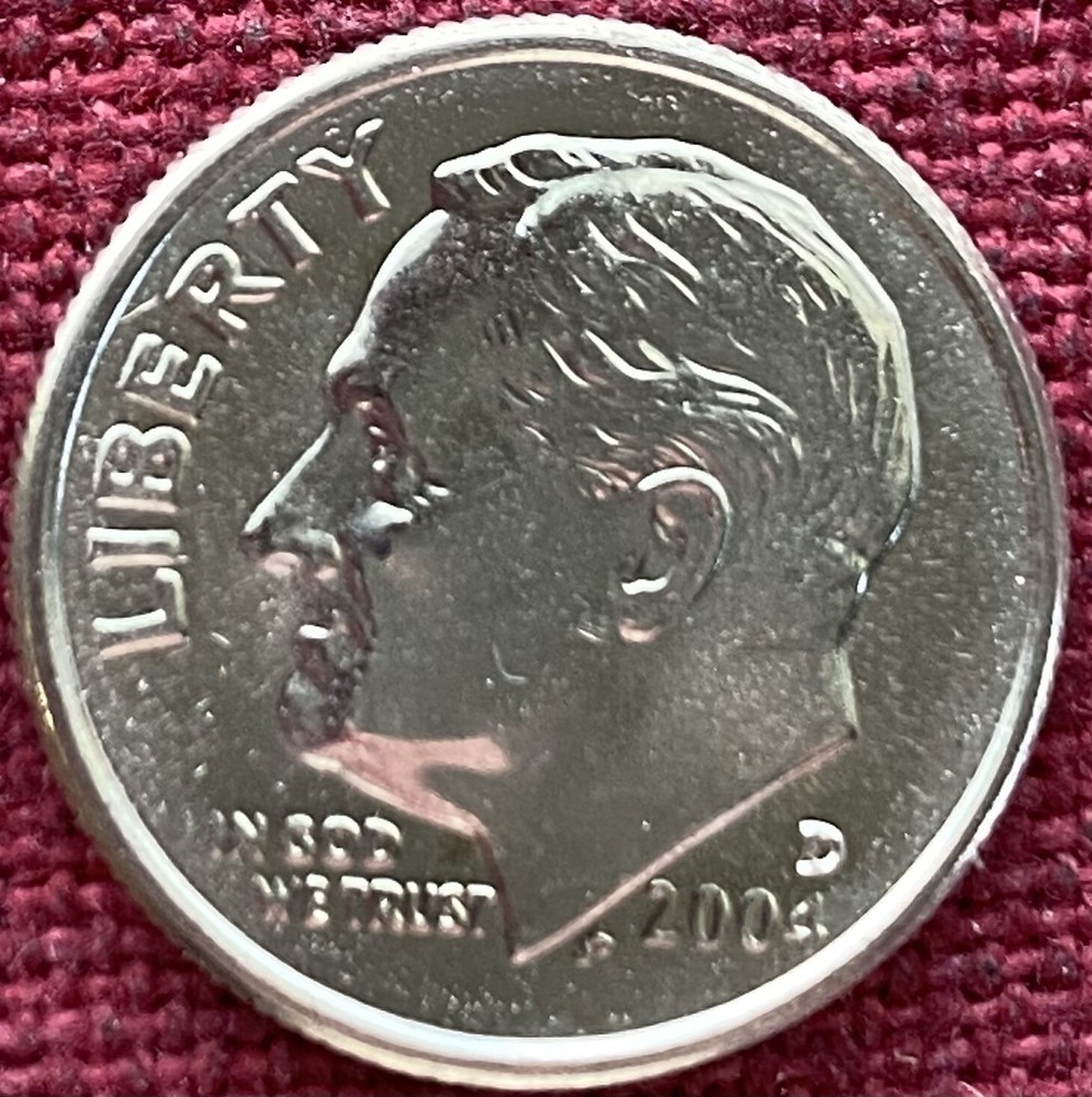 2004-D BU Roosevelt Dime From OBW