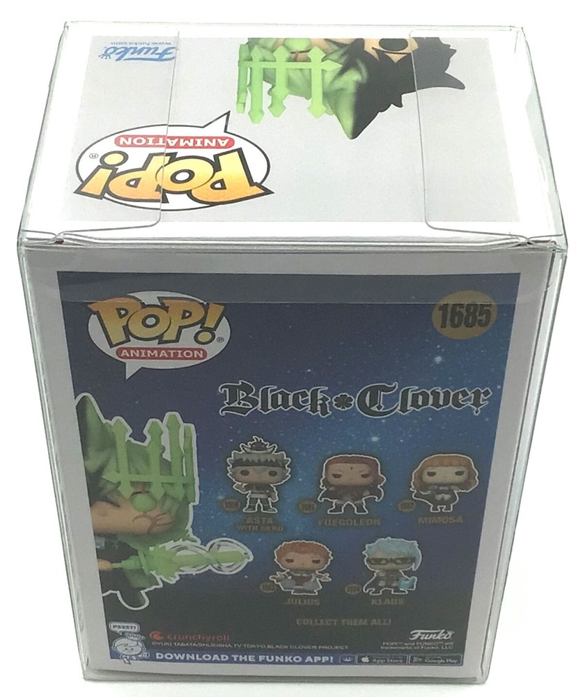 Funko Pop! Black Clover Chalice Exclusive Yuno #1685 with Protector