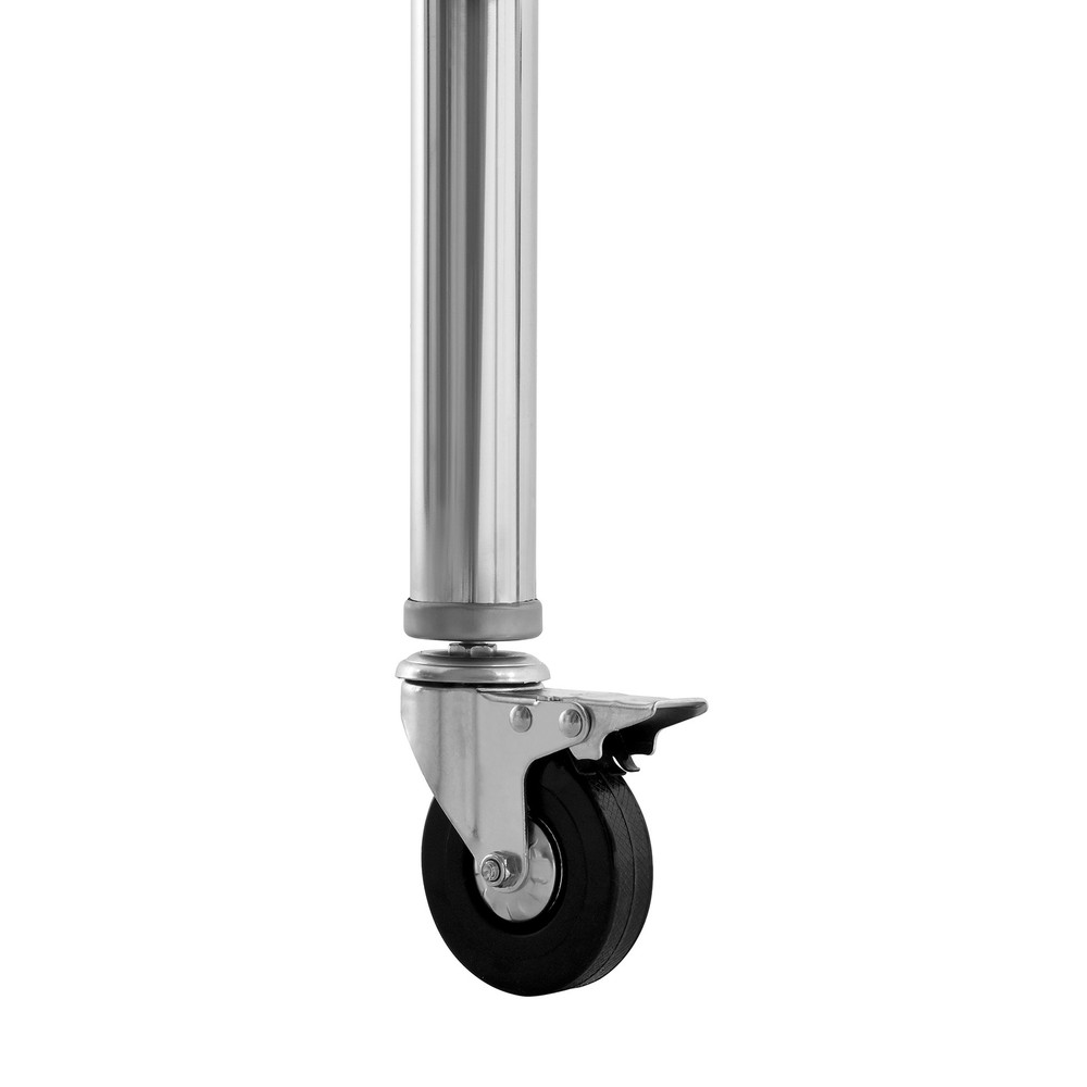 Stainless Steel Table with Wheels, Stainless Table for Prep & Work