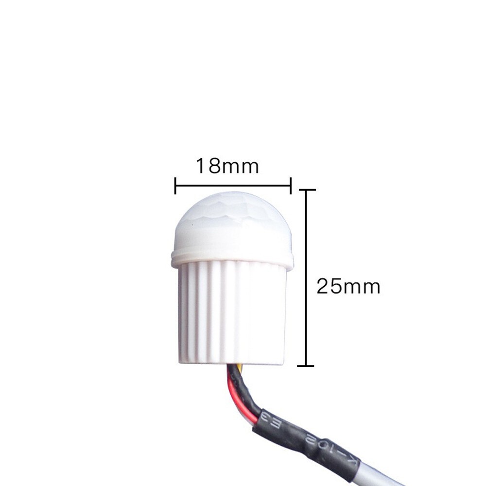 12V 24V PIR Motion Sensor Switch IR Infrared Human Induction Time