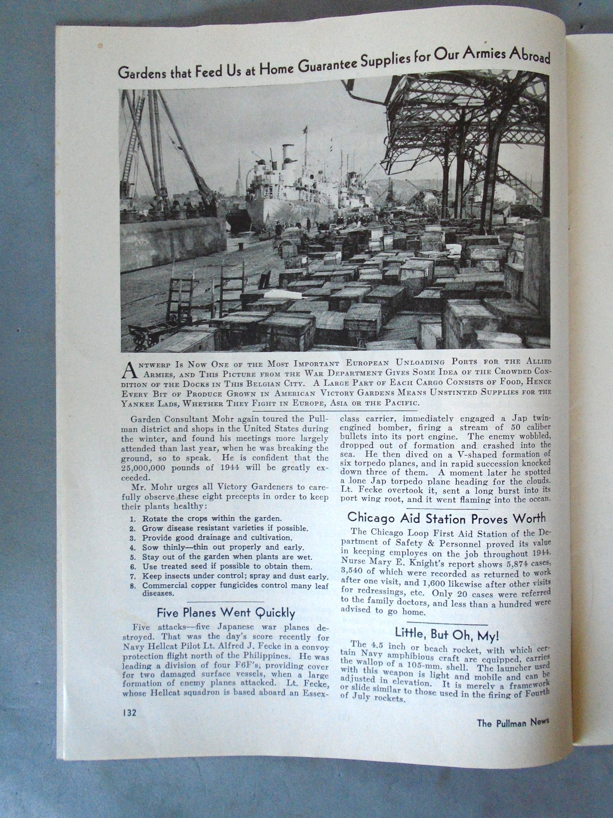 Victory Garden Issue, The Pullman News, April 1945, The Pullman Co.
