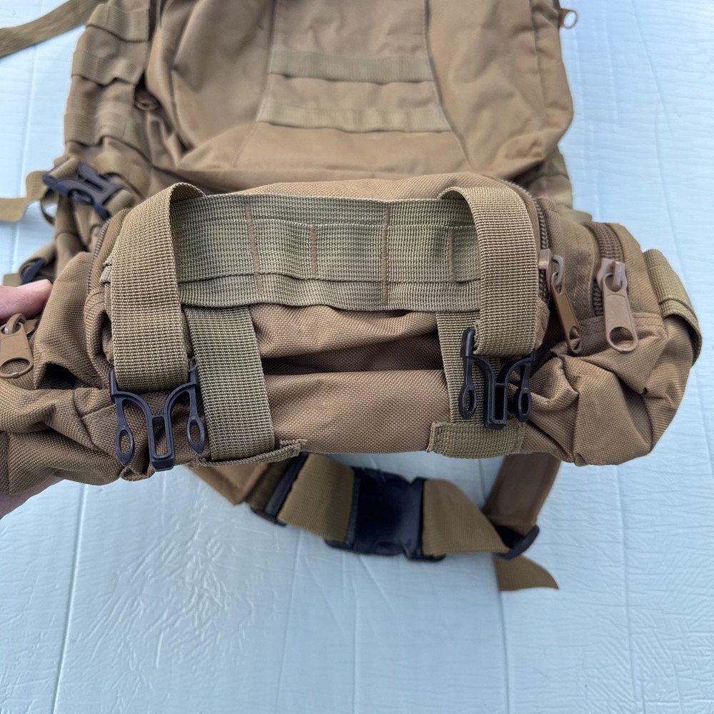 Tactical Rucksack Backpack Large Volume Coyote Brown