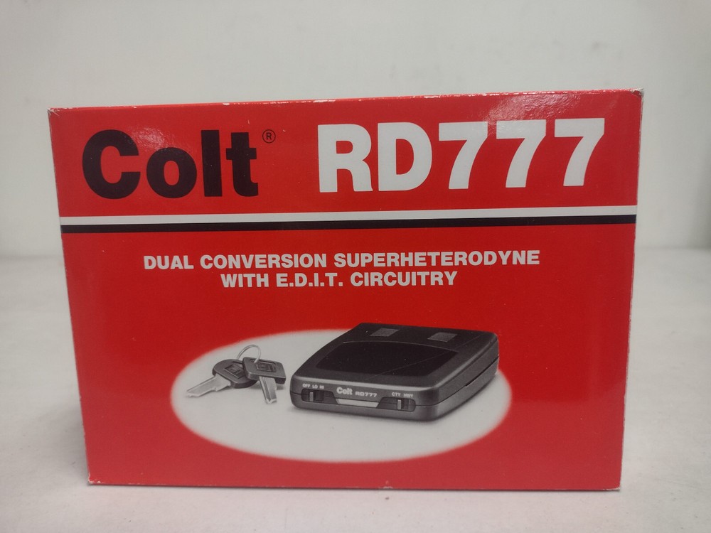 Colt Radar Detector RD777 - New, Open Box