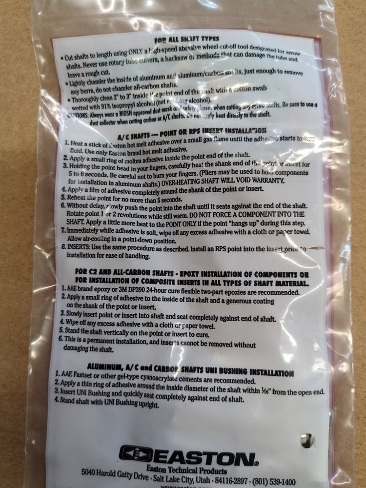 Inserts For Aluminum Arrows 1816