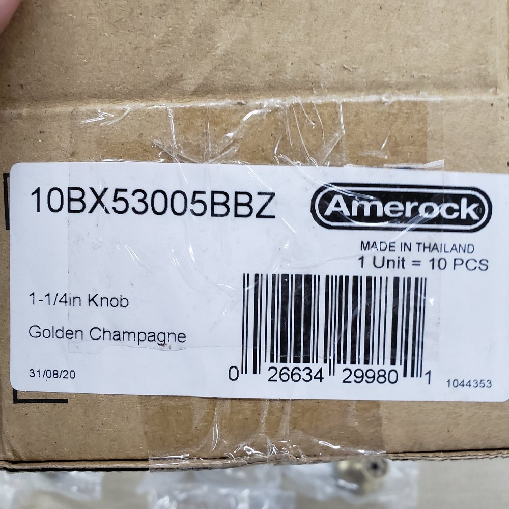 10 Amerock 1 1/4" Drawer Pulls / Knobs Golden Champagne BP53005BBZ