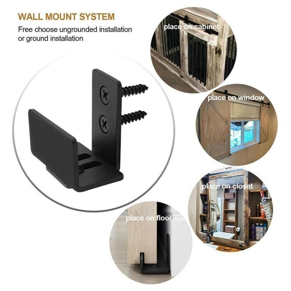 Adjustable Floor Guide For Sliding Barn Door Bottom Wall Mount Stay Guide