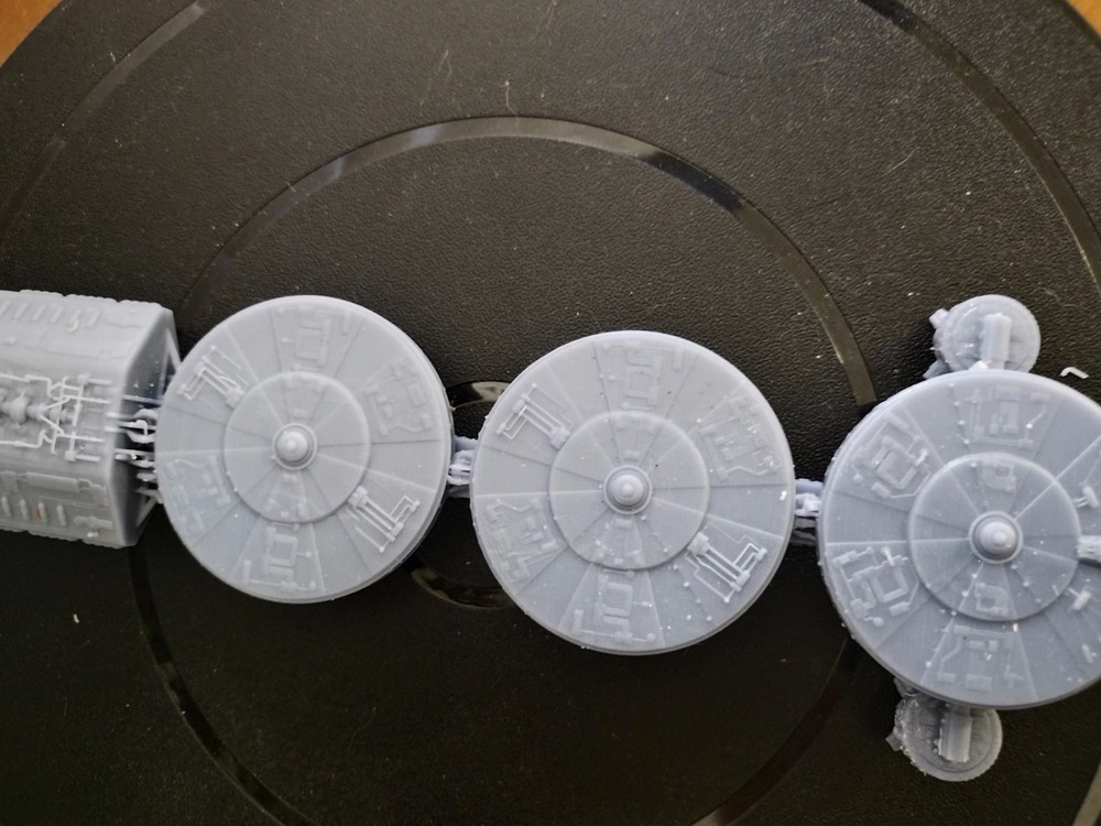 Battlestar Galactica Mining Ship 3D Resin Print 8.50"