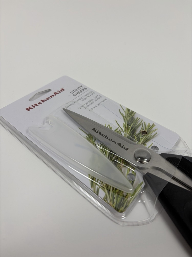 KitchenAid Kitchen Utility Shears / Scissors — Black — New