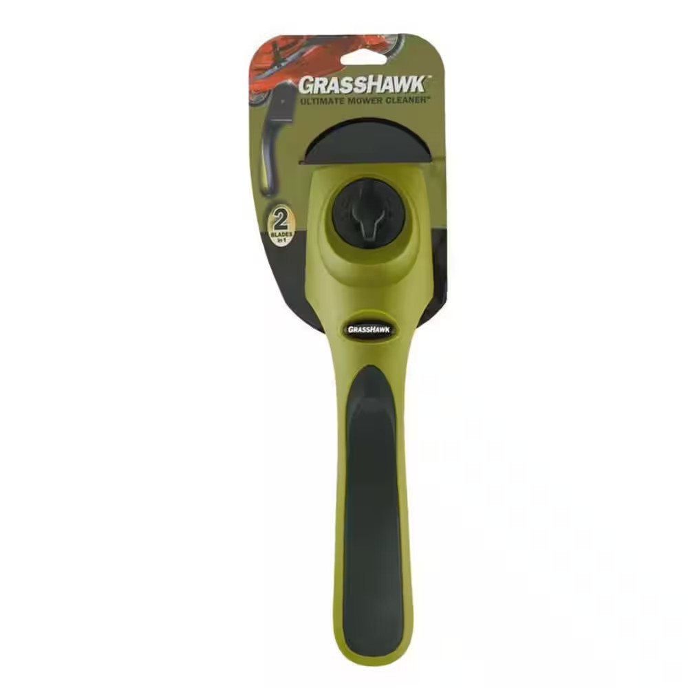Grass-Hawk Dual-Bladed Mower Scraper