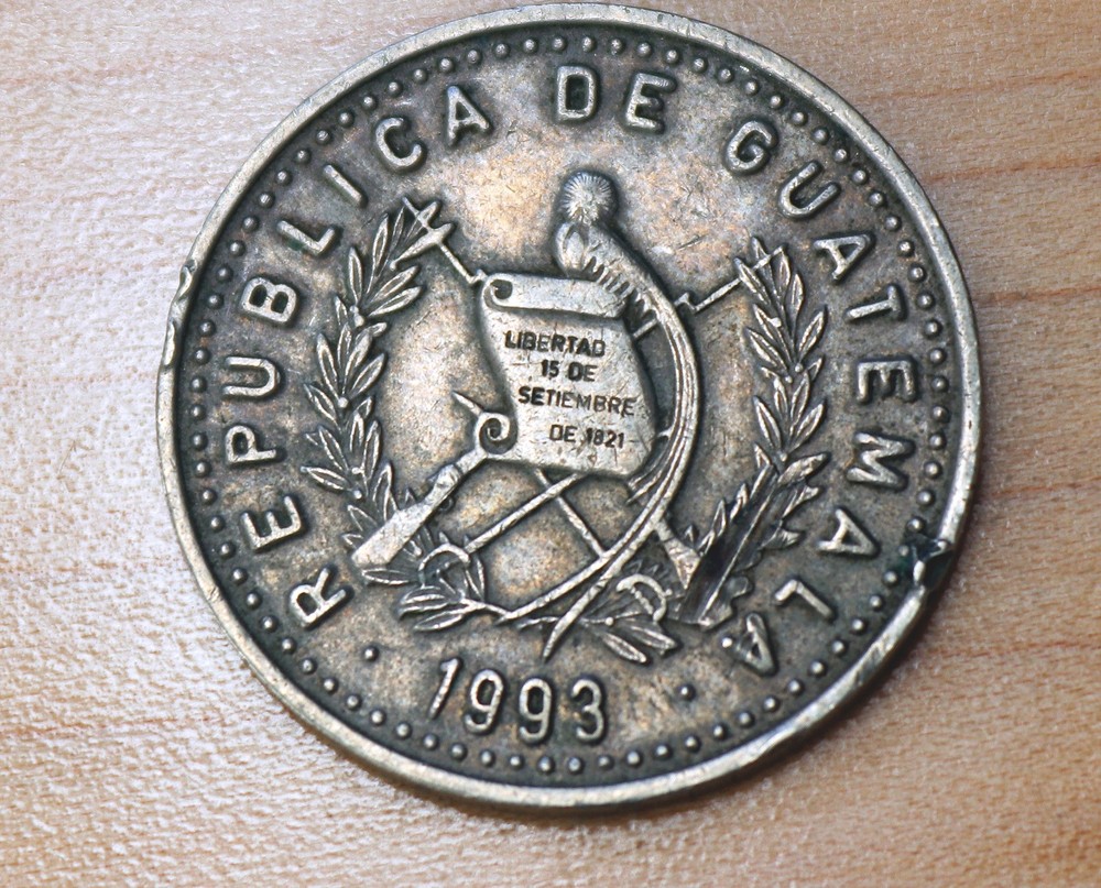 1993 Guatemala 25 Centavos