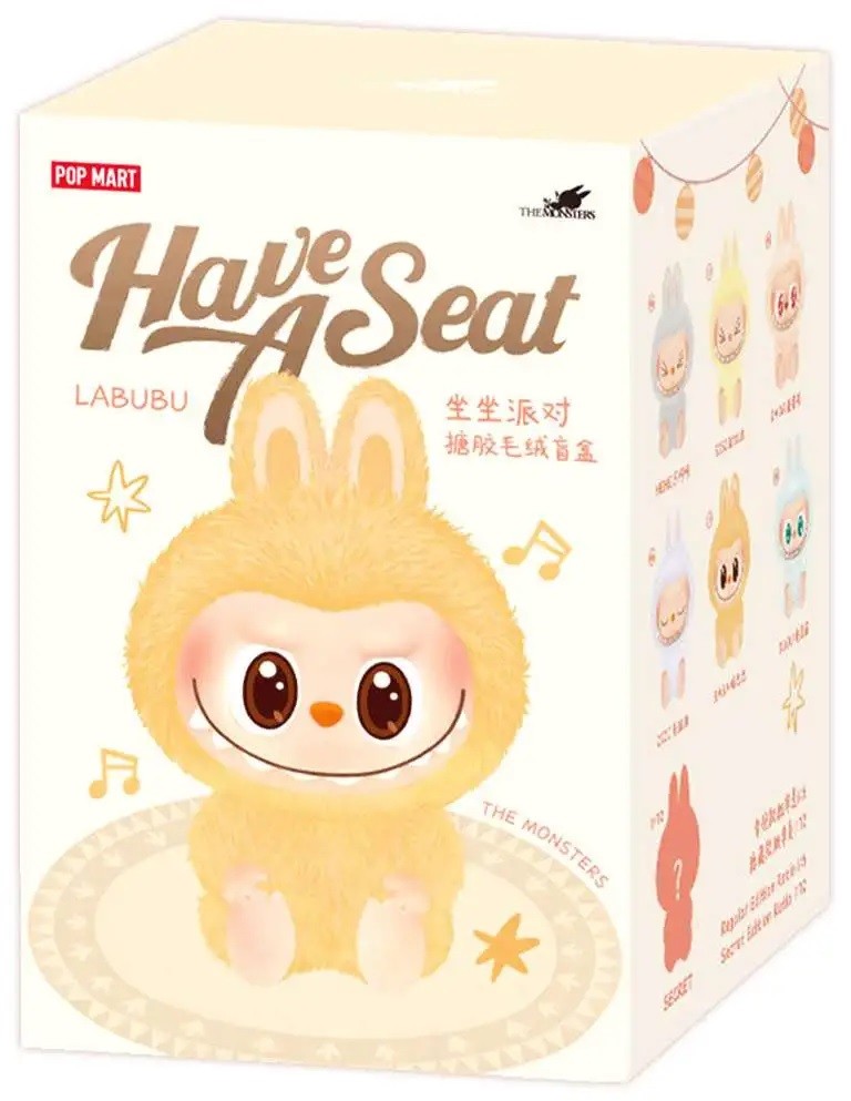 POP MART Labubu V2 Have A Seat – The Monsters Series – Blind Box AUTHENTIC