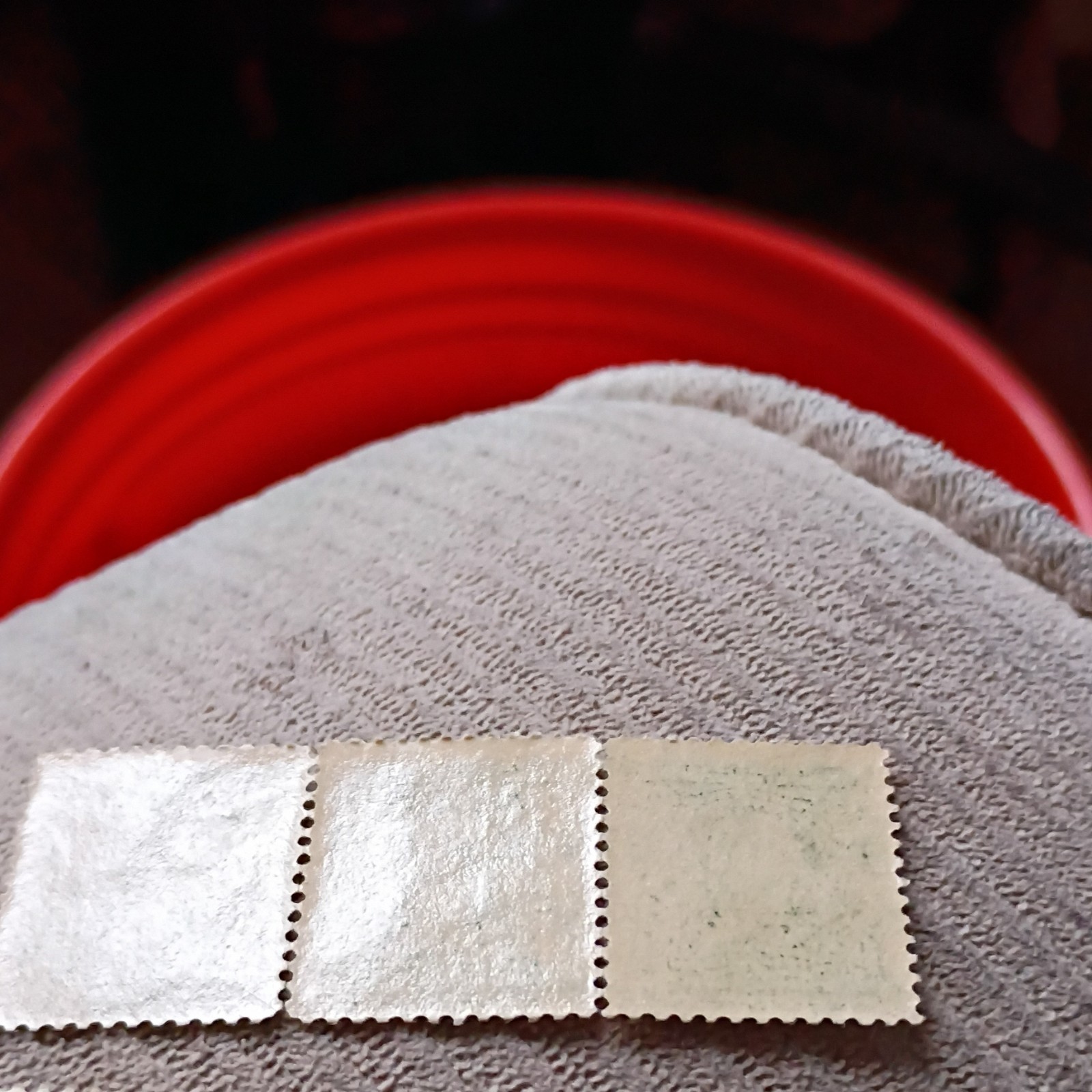 #300 US Stamps 1 Cent Green Franklin M/NH/OG Historical Figures block of 3