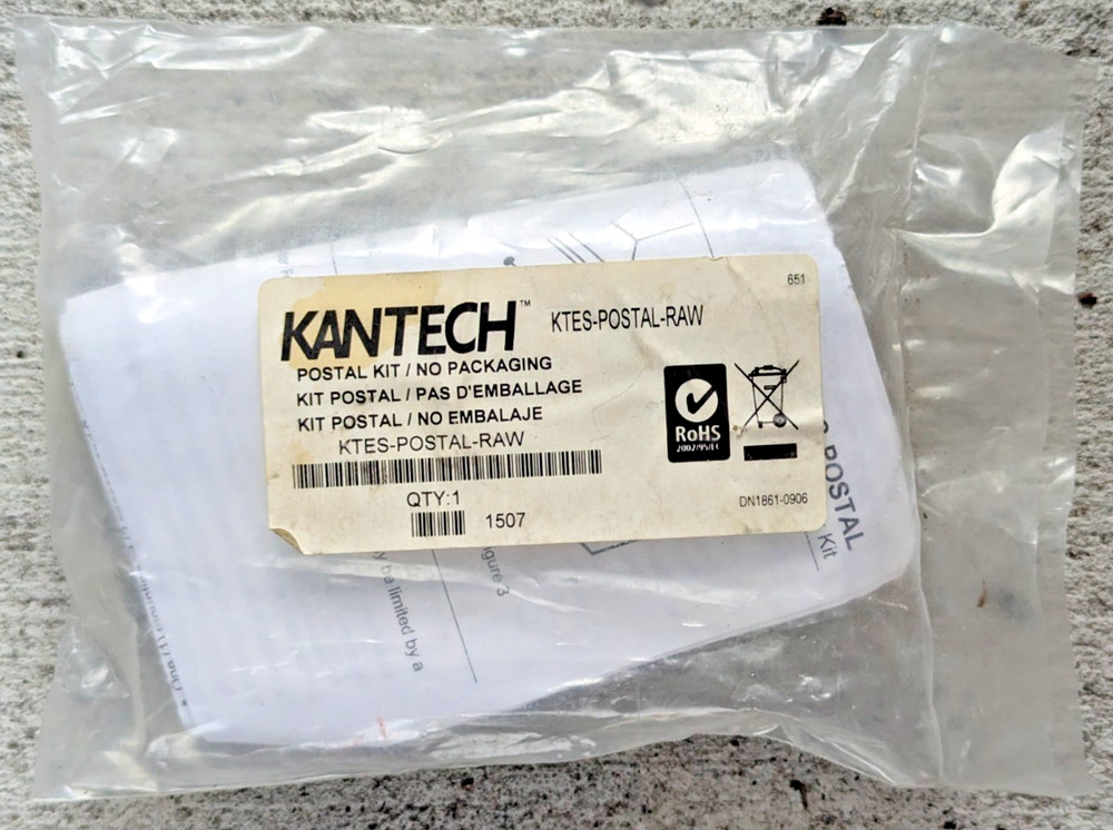Kantech Postal Kit No Packaging Kites-Postal-Raw