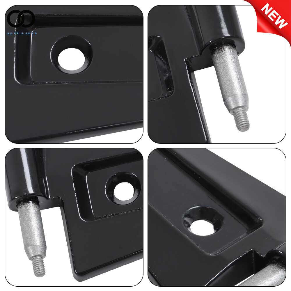 For Jeep Wrangler JK 2007-2018 Body Door Hinge Replacement Set Black Powder Coat