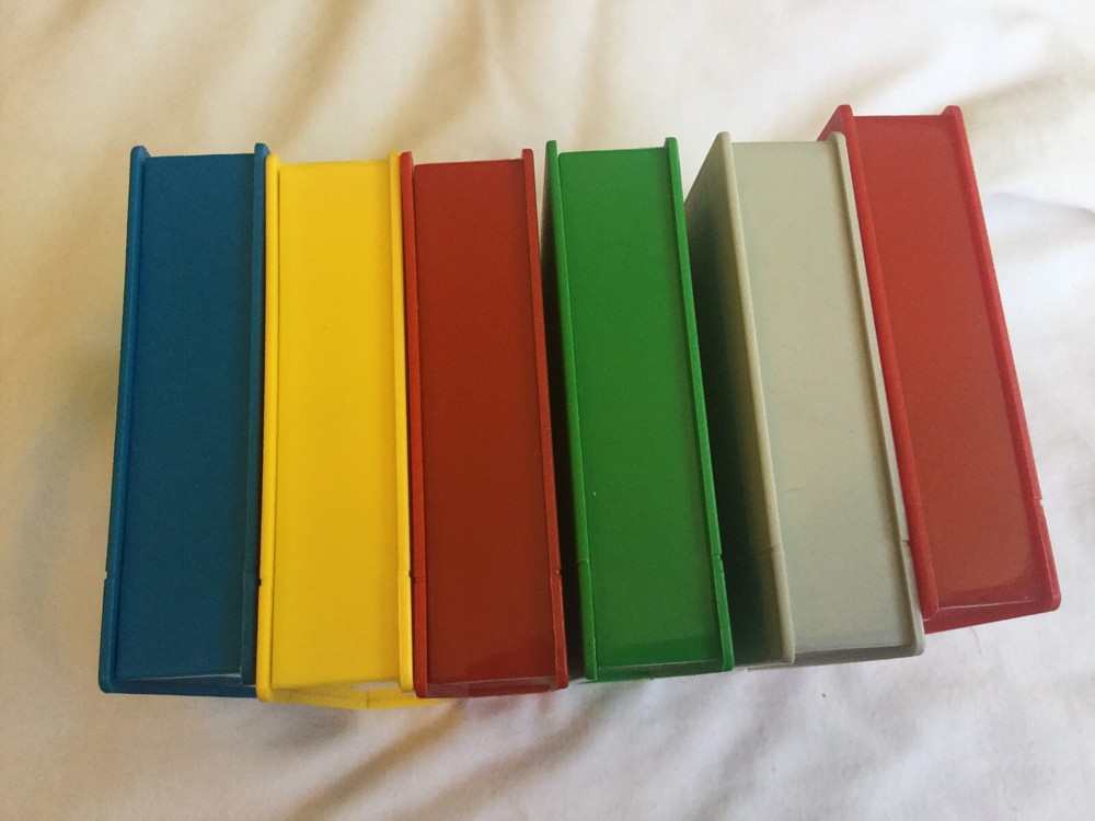 A Single SRW Micro/5 Disk Diskette ComPak Case Plastic Cover Spine Label