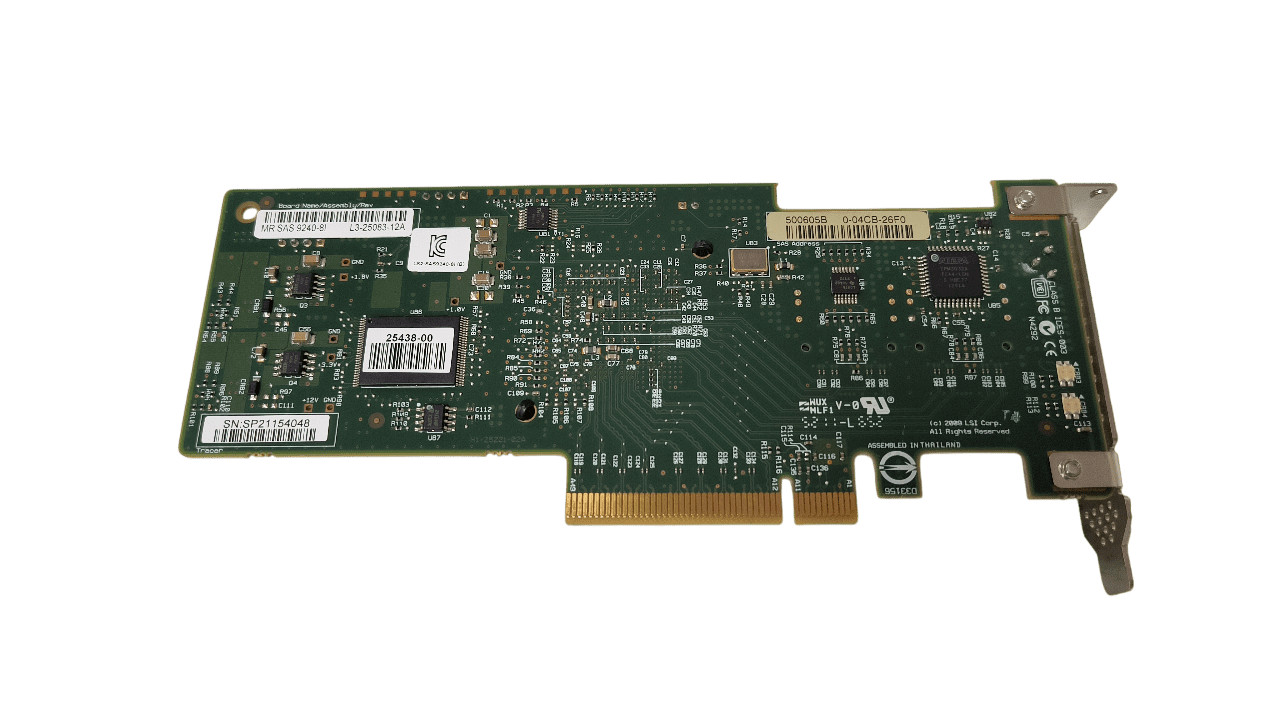 Lenovo MR SAS 9240-8I 8 Port 6GB Raid Controller L3-25083 Half Height