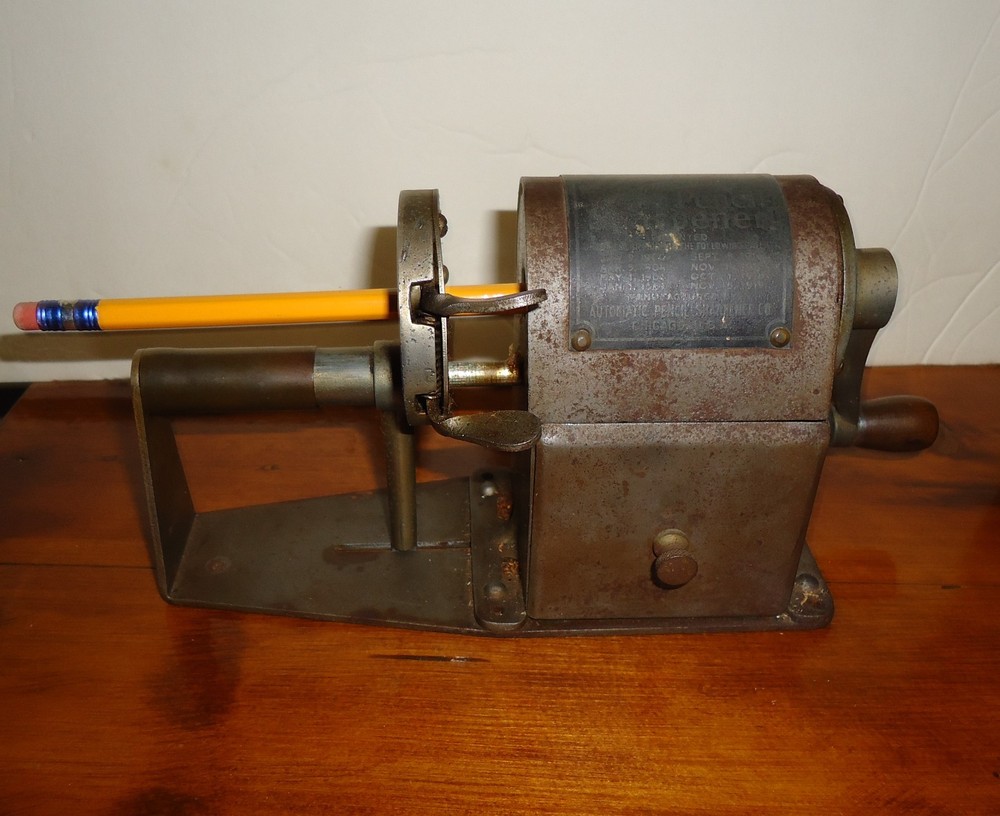 Antique Dandy Automatic Feed Pencil Sharpener Circa 1919