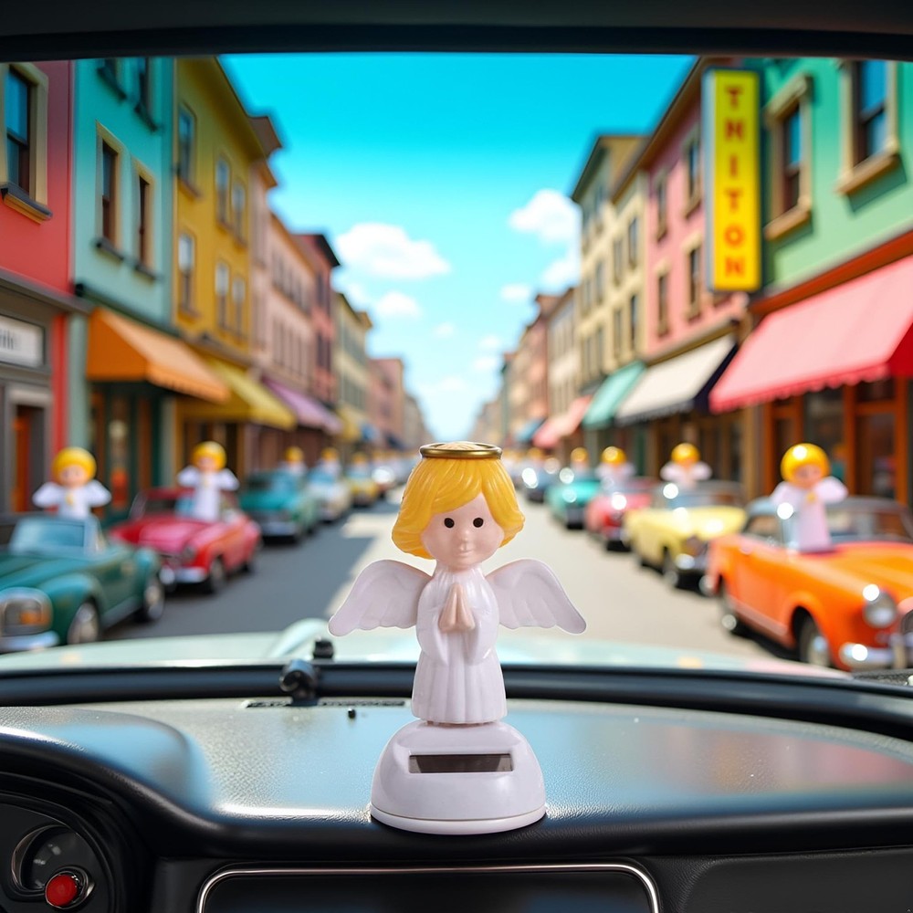 White Solar Powered Dancing,Angel Dancing Figures,Solar